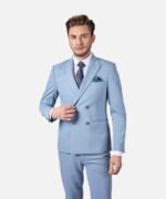 ⁦חליפת Florence תכלת Super Slim⁩ – תמונה ⁦2⁩