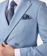 ⁦חליפת Florence תכלת Super Slim⁩ – תמונה ⁦6⁩