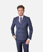 ⁦חליפת Florence כחול עם פס Super Slim⁩ – תמונה ⁦2⁩