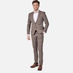 חליפת Torino חום כהה Super Slim