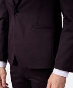 ⁦חליפת Torino בורדו כהה עם פס Super Slim⁩ – תמונה ⁦7⁩