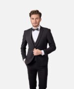 ⁦חליפת Torino שחור Super Slim⁩ – תמונה ⁦2⁩