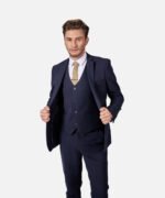 ⁦חליפת Verona כחול ניבי Super Slim⁩ – תמונה ⁦2⁩