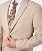 ⁦חליפת Roma כאמל Slim⁩ – תמונה ⁦5⁩