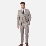 חליפת Venice כאמל Slim