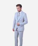 ⁦חליפת Milano תכלת Slim⁩ – תמונה ⁦2⁩