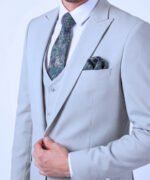 ⁦חליפת Milano תכלת Slim⁩ – תמונה ⁦3⁩